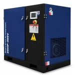 20HP Rotary Screw Air Compressor, 74CFM @125PSI, 460V 3-Phase 60Hz, Fixed Speed